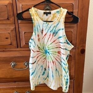 1.State Womens Tie-Dye Sleeveless Tank Top, Size Small, NWT!